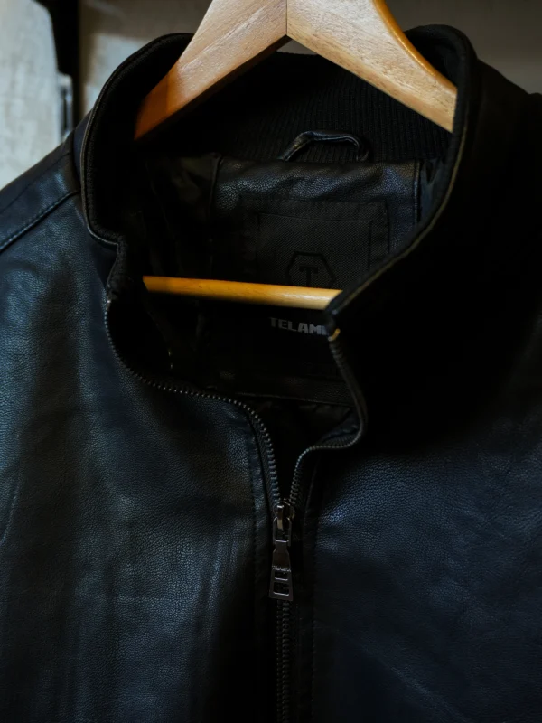 GIUBBOTTO ECOPELLE NERO - immagine 3