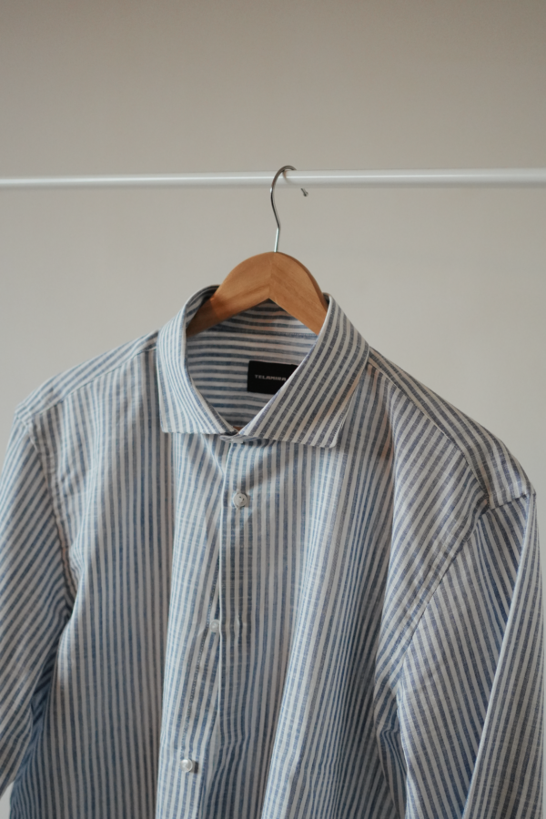 CAMICIA RIGATA BLU - immagine 2