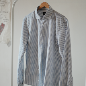 CAMICIA RIGATA BLU