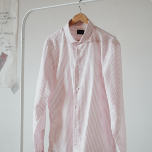 CAMICIA RIGATA ROSA
