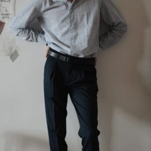 PANTALONE PINCE BLU