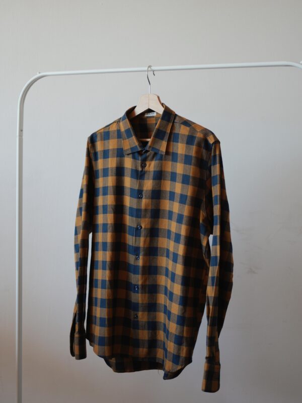 CAMICIA QUADRI SENAPE