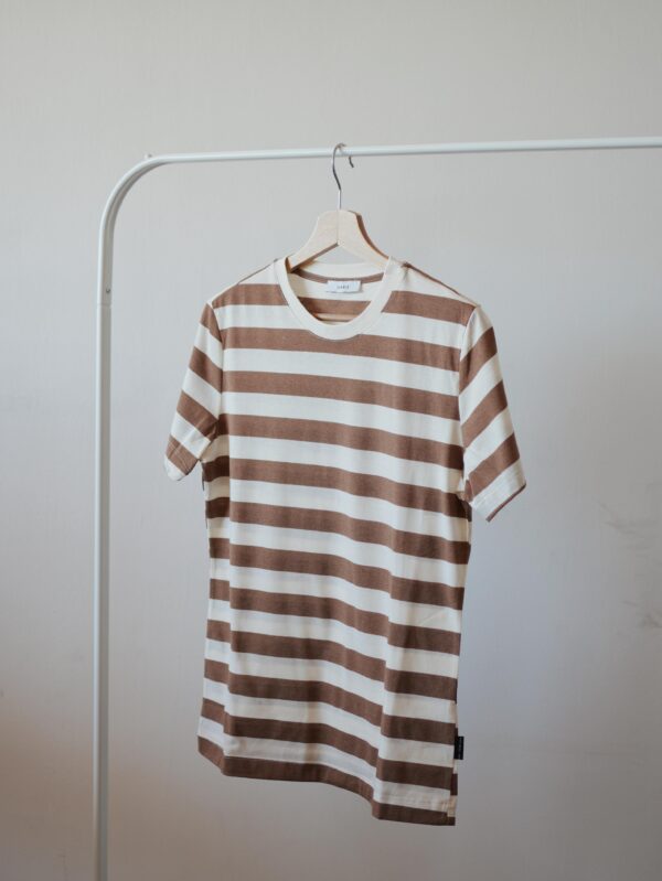 T-SHIRT RIGHE CACAO