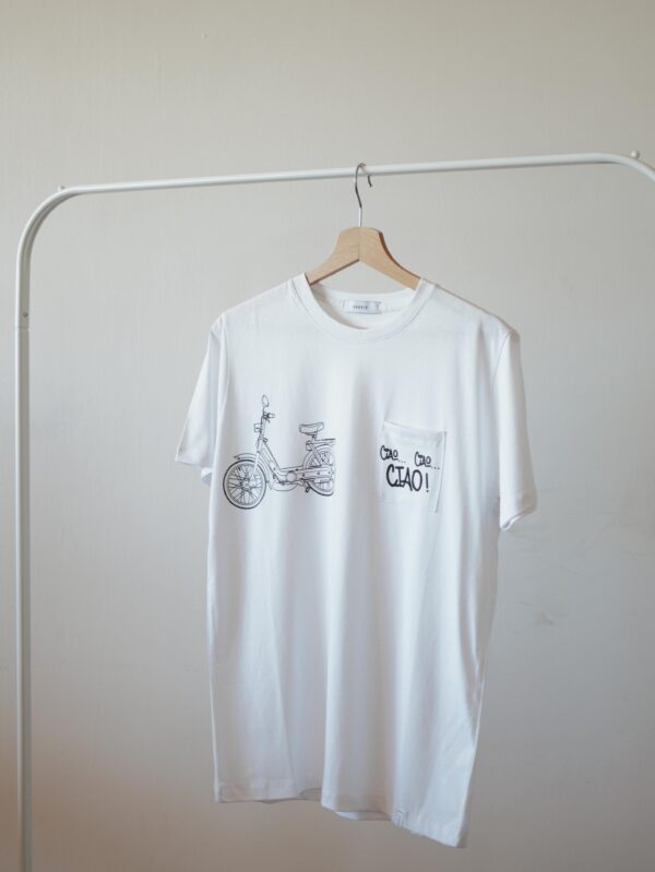 T-SHIRT CIAO BIANCA - immagine 2