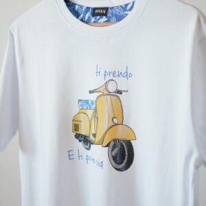T-SHIRT VESPA GIALLA