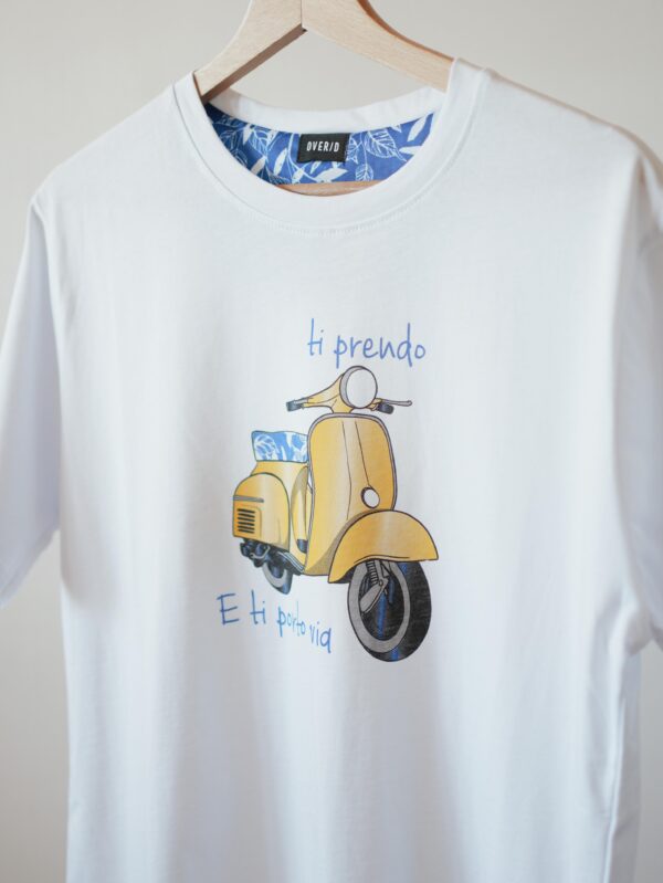 T-SHIRT VESPA GIALLA