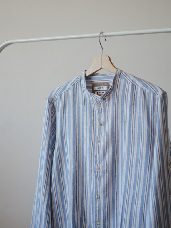 CAMICIA COREANA RIGATA - immagine 2