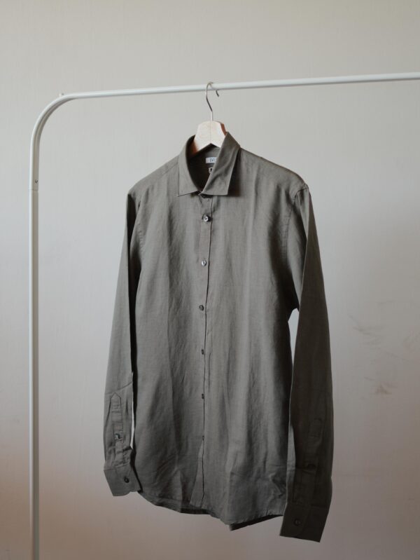CAMICIA LINO MILITARE