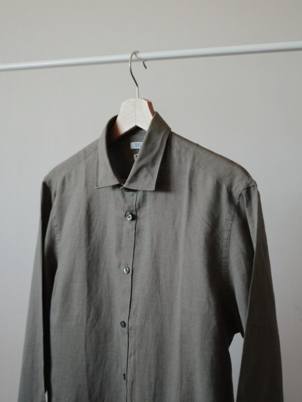 CAMICIA LINO MILITARE - immagine 3