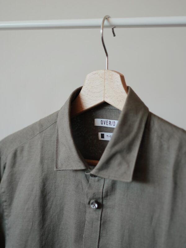 CAMICIA LINO MILITARE - immagine 2
